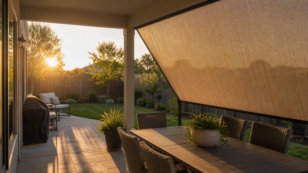 How to Block Low Afternoon Sun on a Patio article image