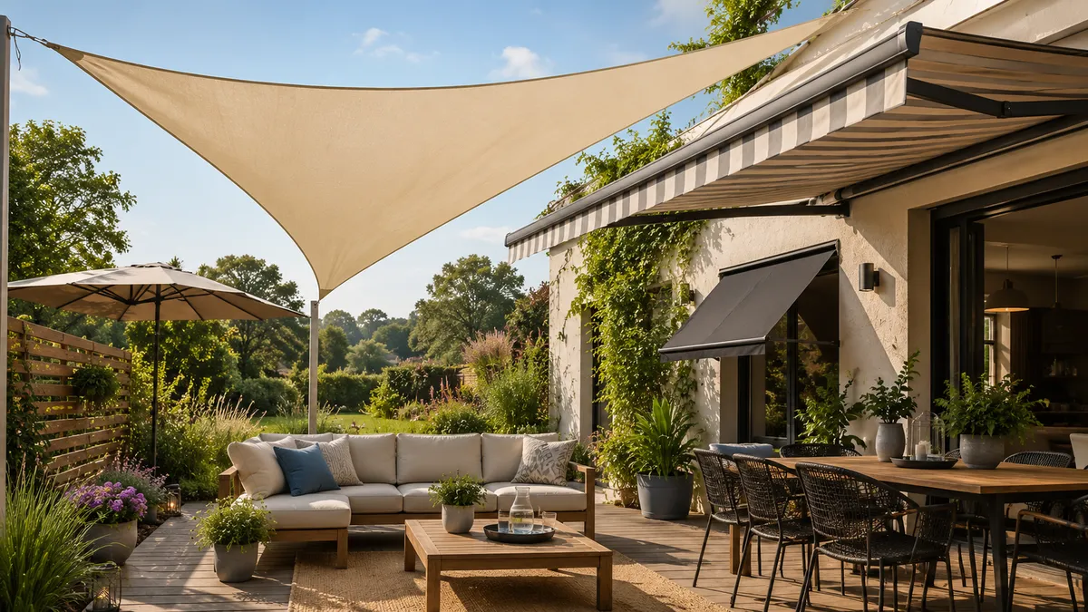 Patio Shade Ideas: Shade Sails, Awnings, Canopies and More article image