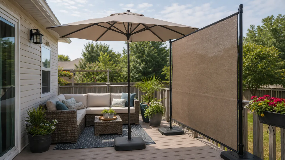 Patio Shade Without Drilling: Best No-Drill Options article image