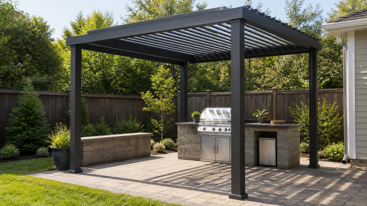 Pergola for BBQ Grill: Shade, Smoke and Safety Considerations article image