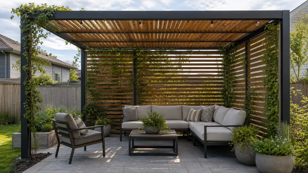 Pergola for Privacy: Screens, Louvers and Plant Ideas article image