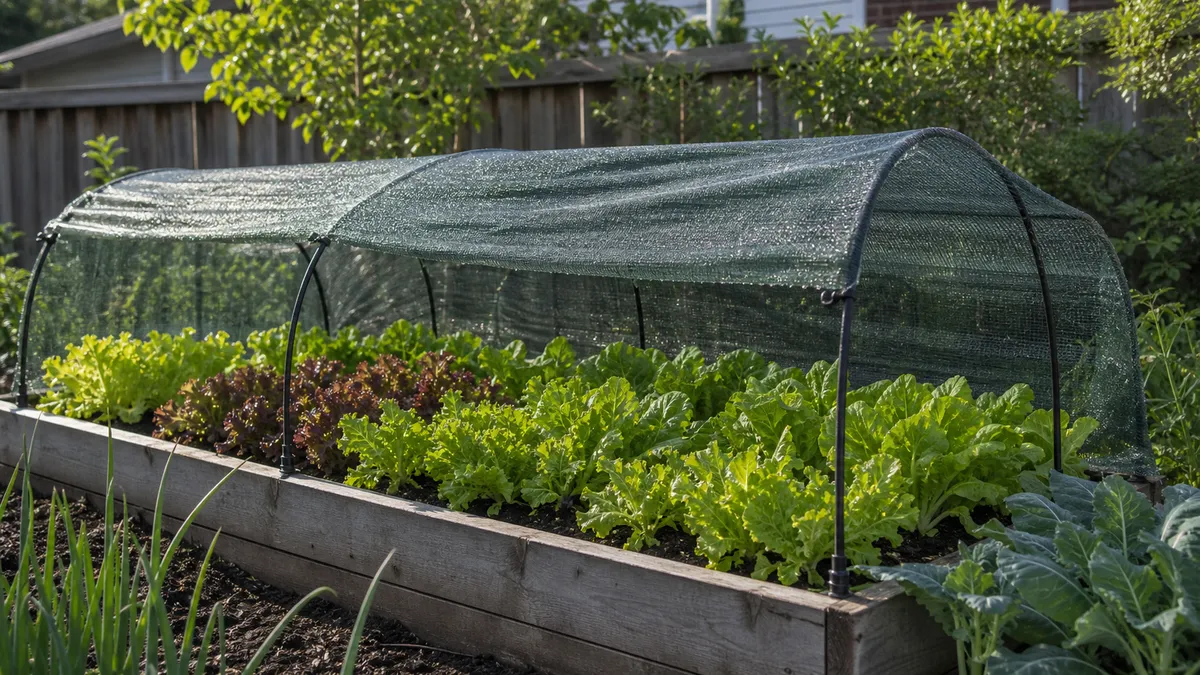 Shade Cloth for Lettuce: Keep Leafy Greens Cooler in Heat article image