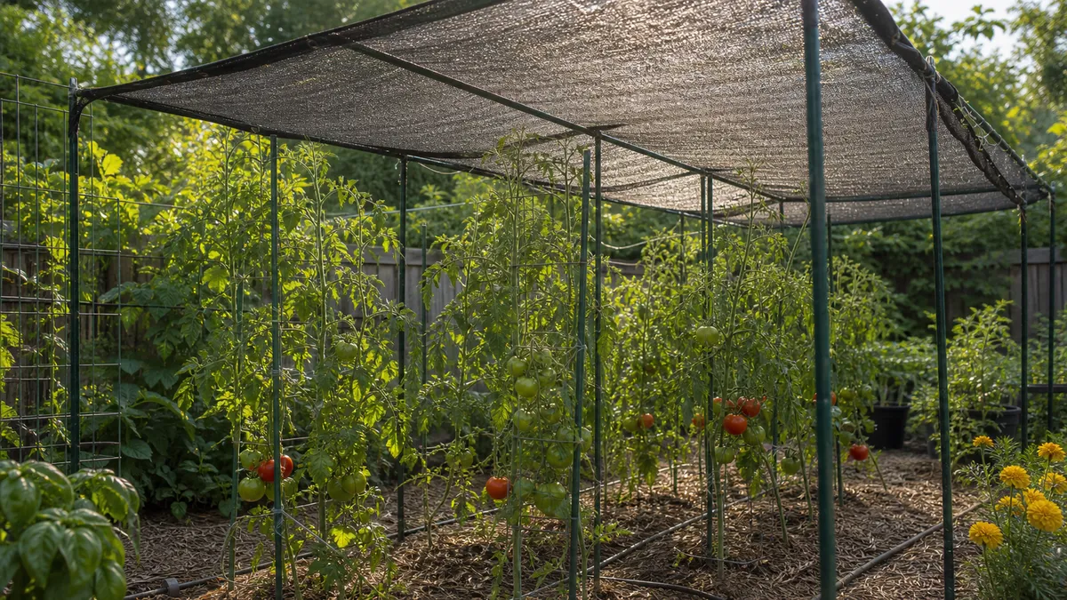 Shade Cloth for Tomatoes: When It Helps and What Percentage to Use hero image