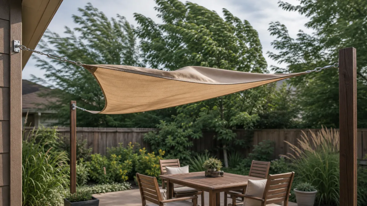 Shade Sail Flapping in Wind: How to Reduce Noise and Stress hero image