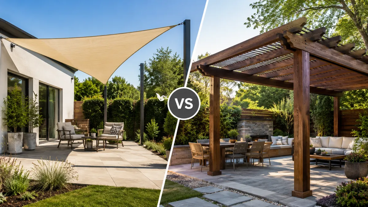Shade Sail vs Pergola: Cheap Shade or Permanent Structure? article image
